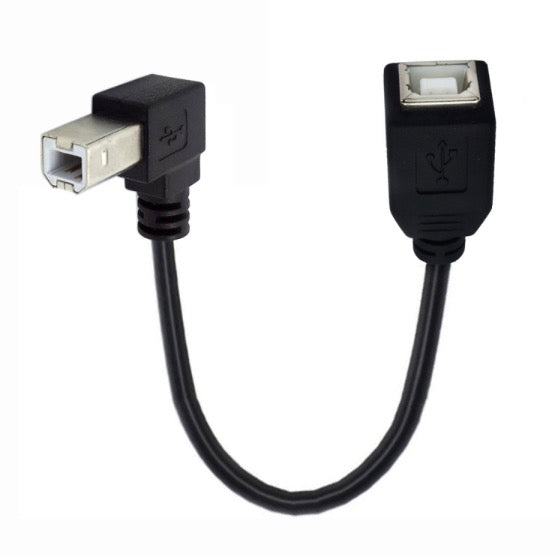 USB 2.0 B Type Male to Female Printer Extension Cable 0.2m