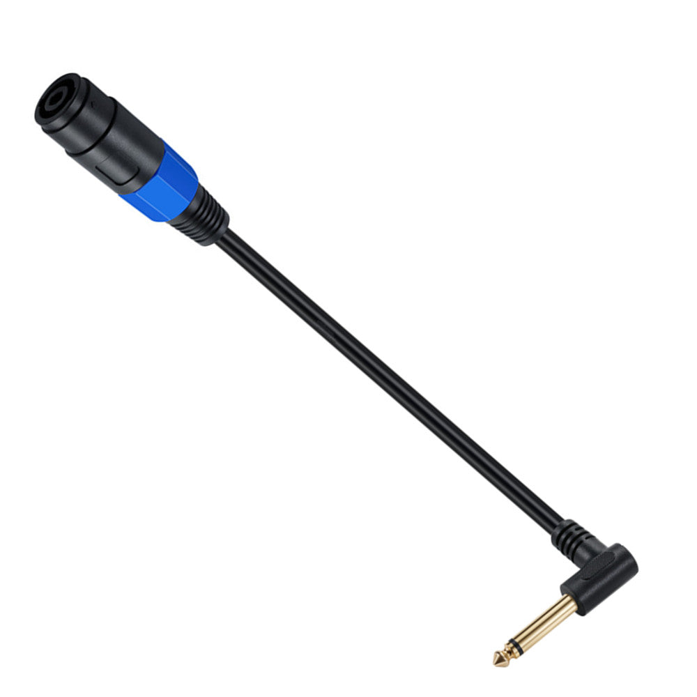 angled 6.35mm audio cable for speaker connection