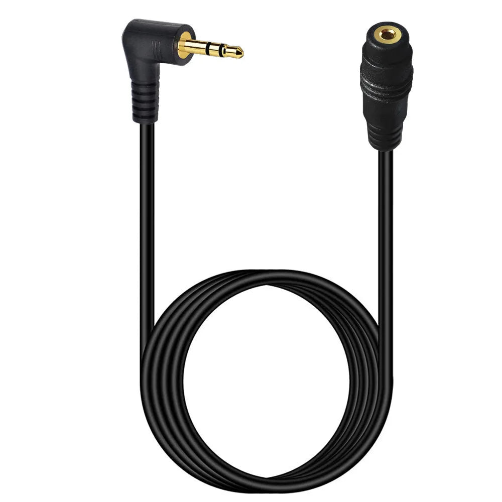 2.5mm right angle audio extension cable for portable devices