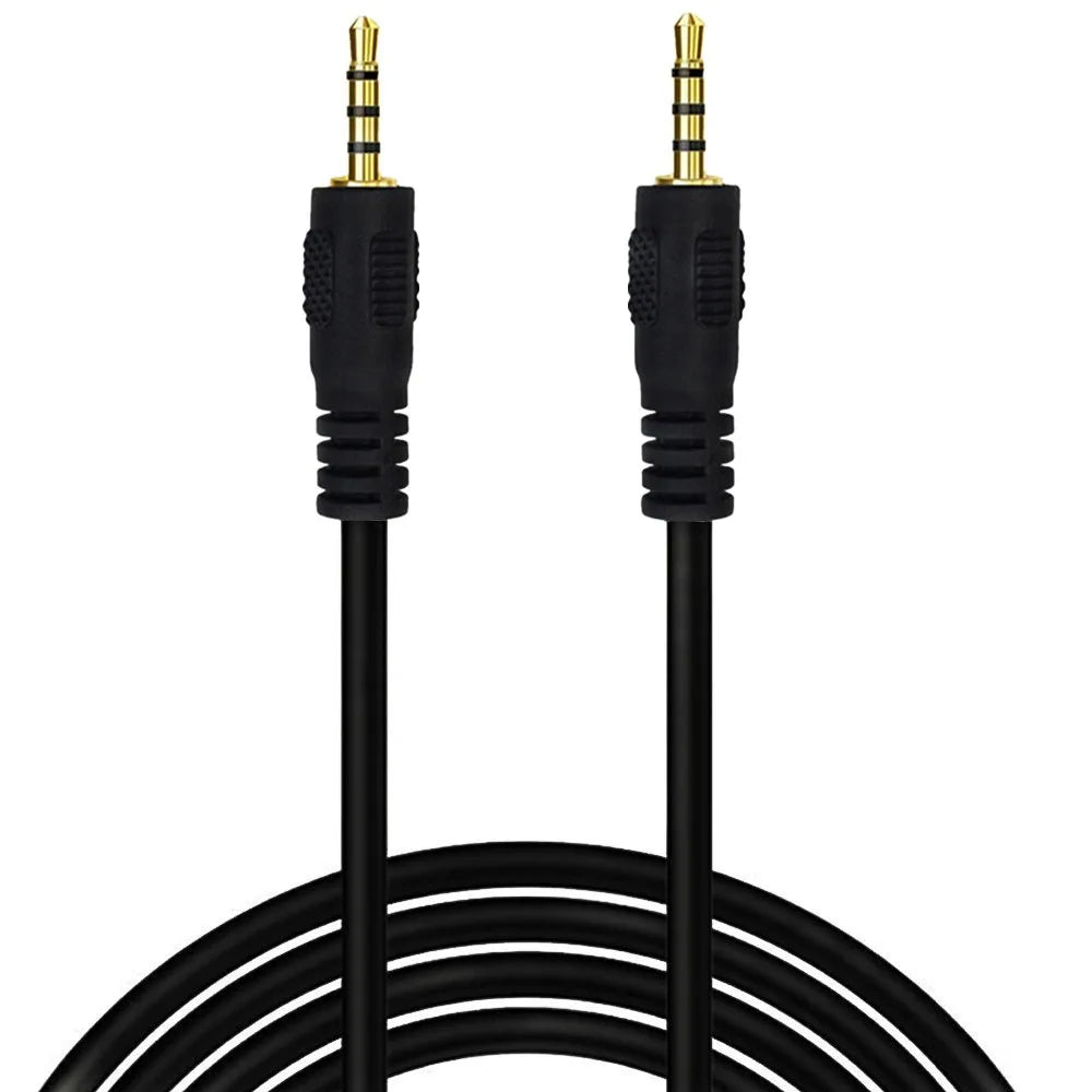2.5mm male to male 4 pole TRRS stereo headset audio cable