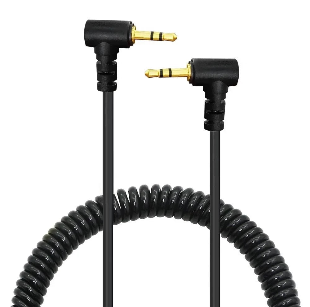 2.5mm 3 pole TRS angled stereo headphone audio cable