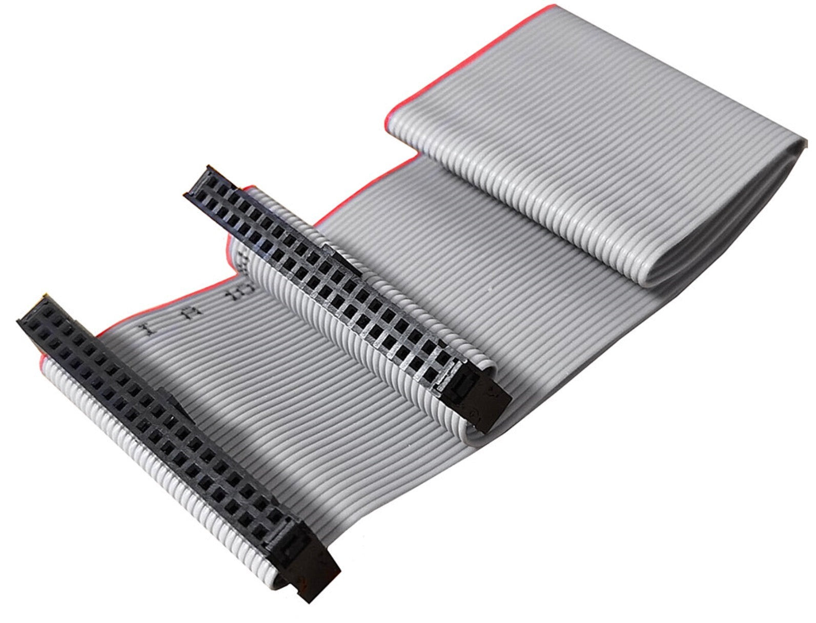 2.54mm 40 pin IDC ribbon cable female to female 0.3m