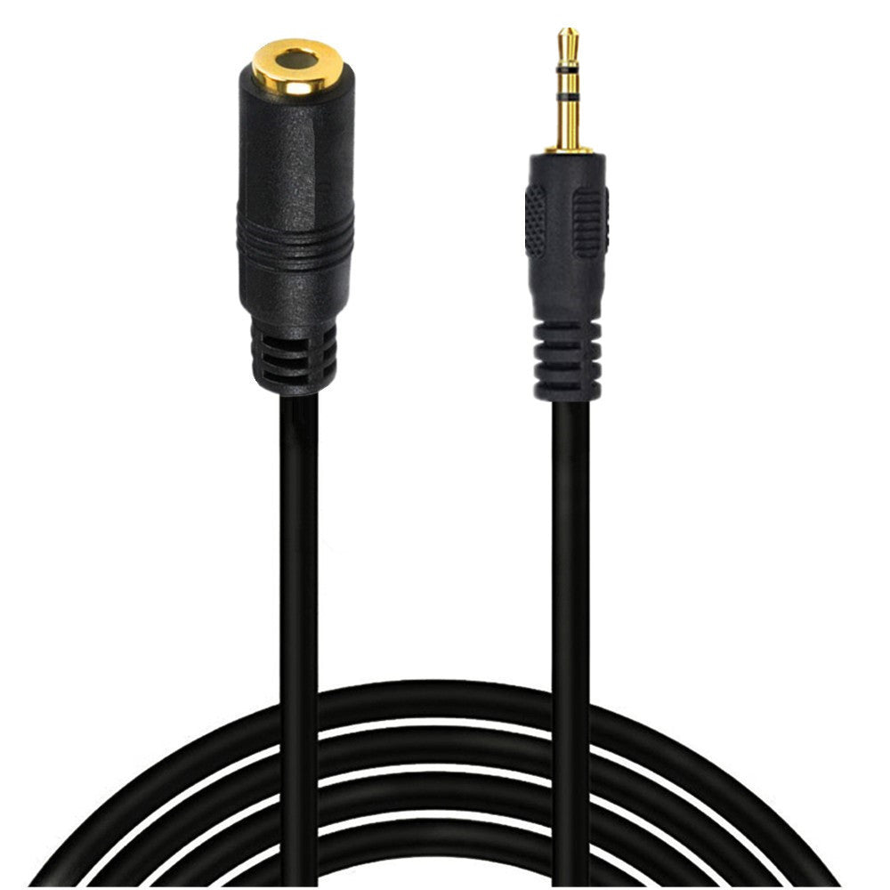 2.5mm 3Pole Male to 3.5mm 3Pole Female Stereo Jack Audio Cable 1m