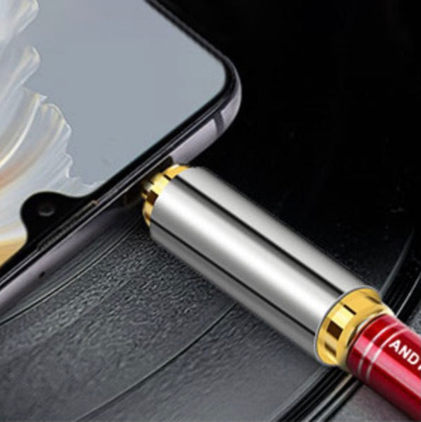 2.5mm TRRS male to 3.5mm female stereo headphone audio adapter balanced 4-pole converter