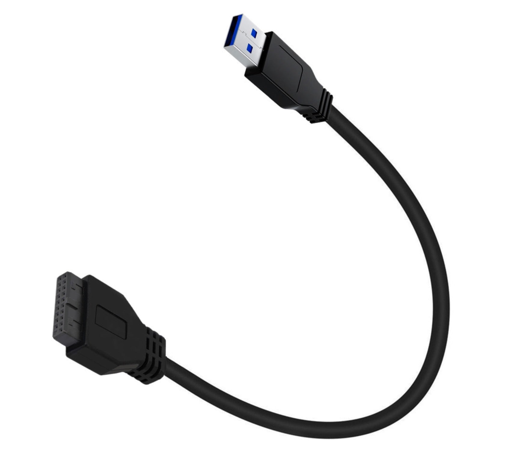 USB 3.0 motherboard header cable for desktop PC builds, embedded systems and custom hardware projects