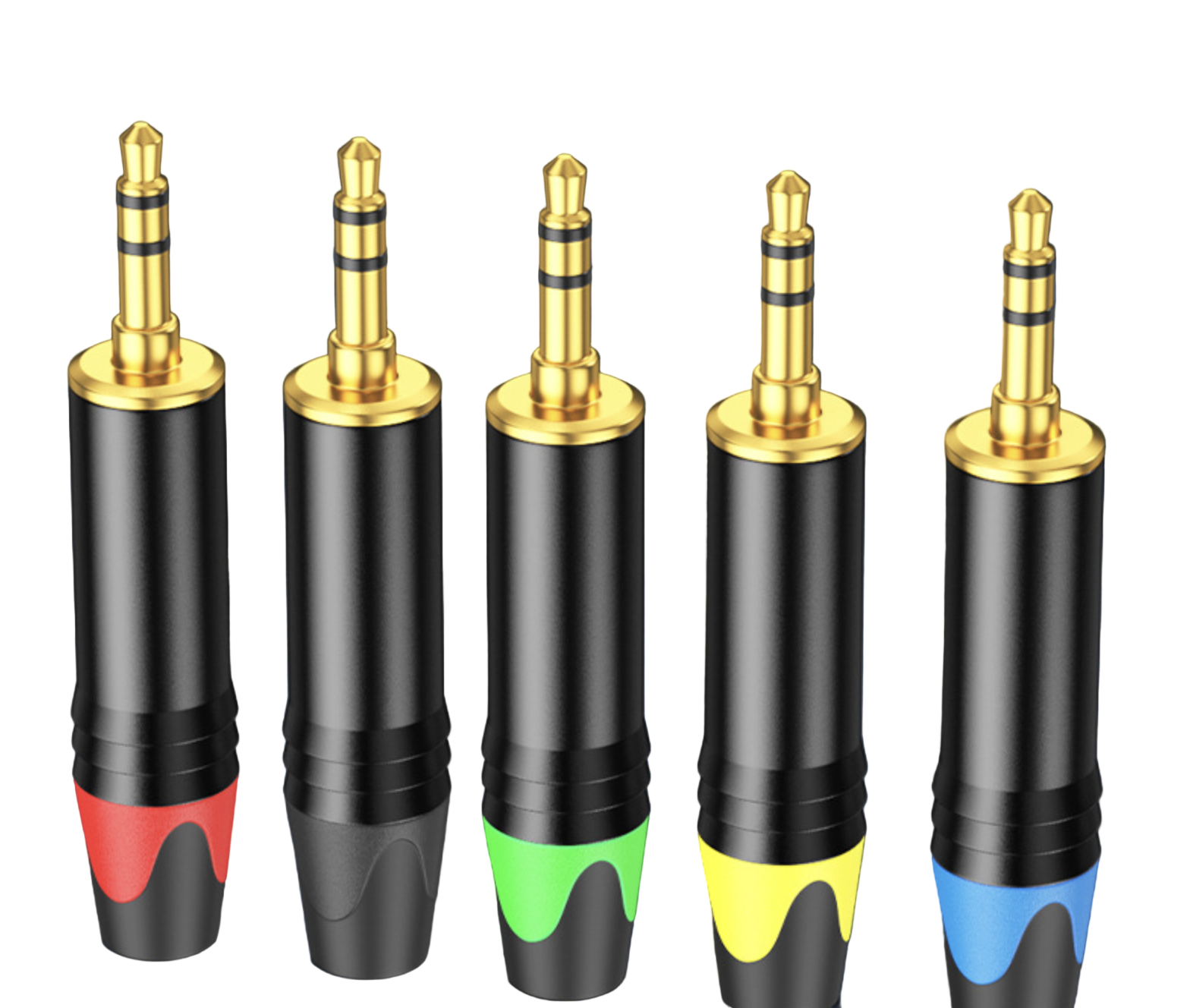3.5mm Stereo Audio Adapter – Gold-Plated Male to Female Connector