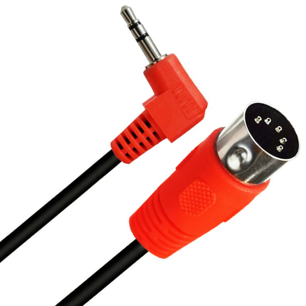 angled 3.5mm TRS stereo jack connector