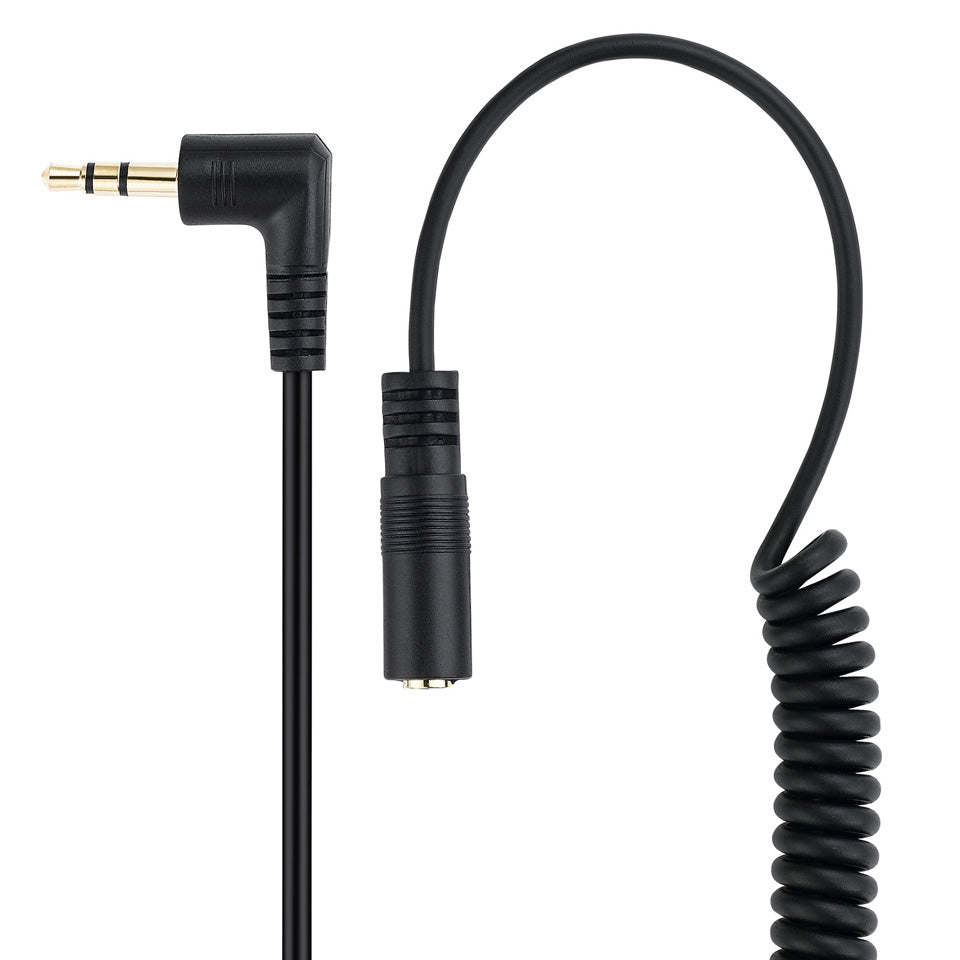 3.5mm coiled audio extension cable 