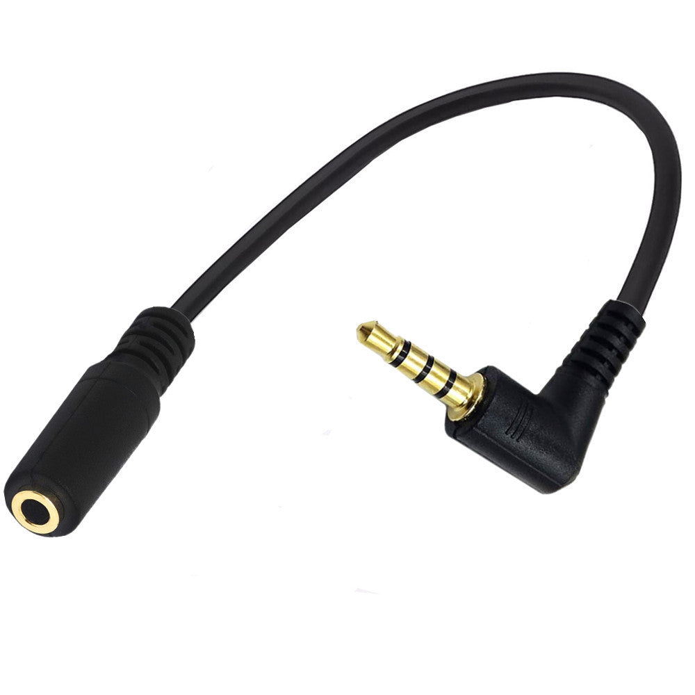 3.5mm female audio jack extension cable detail