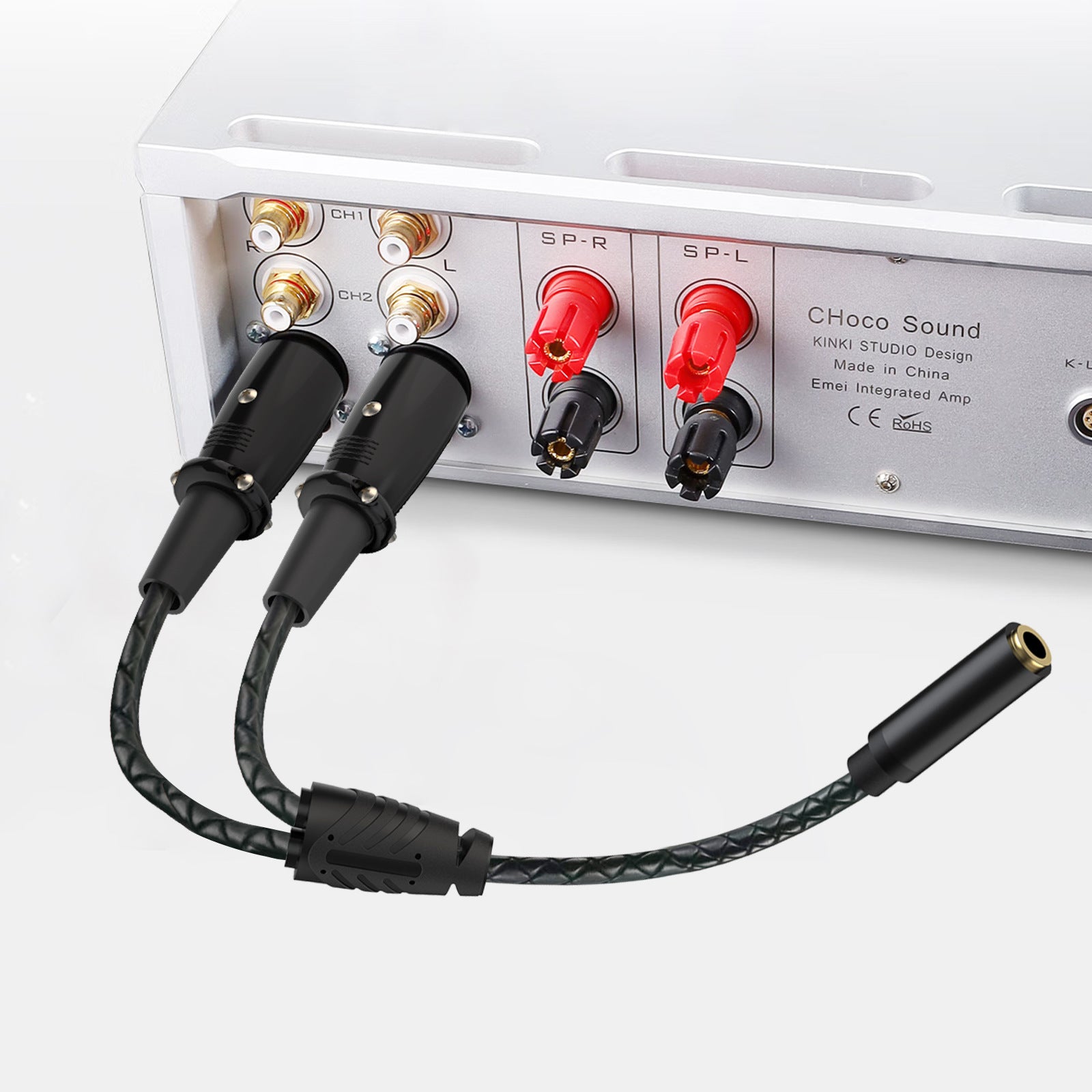 gold plated 3.5mm female audio jack