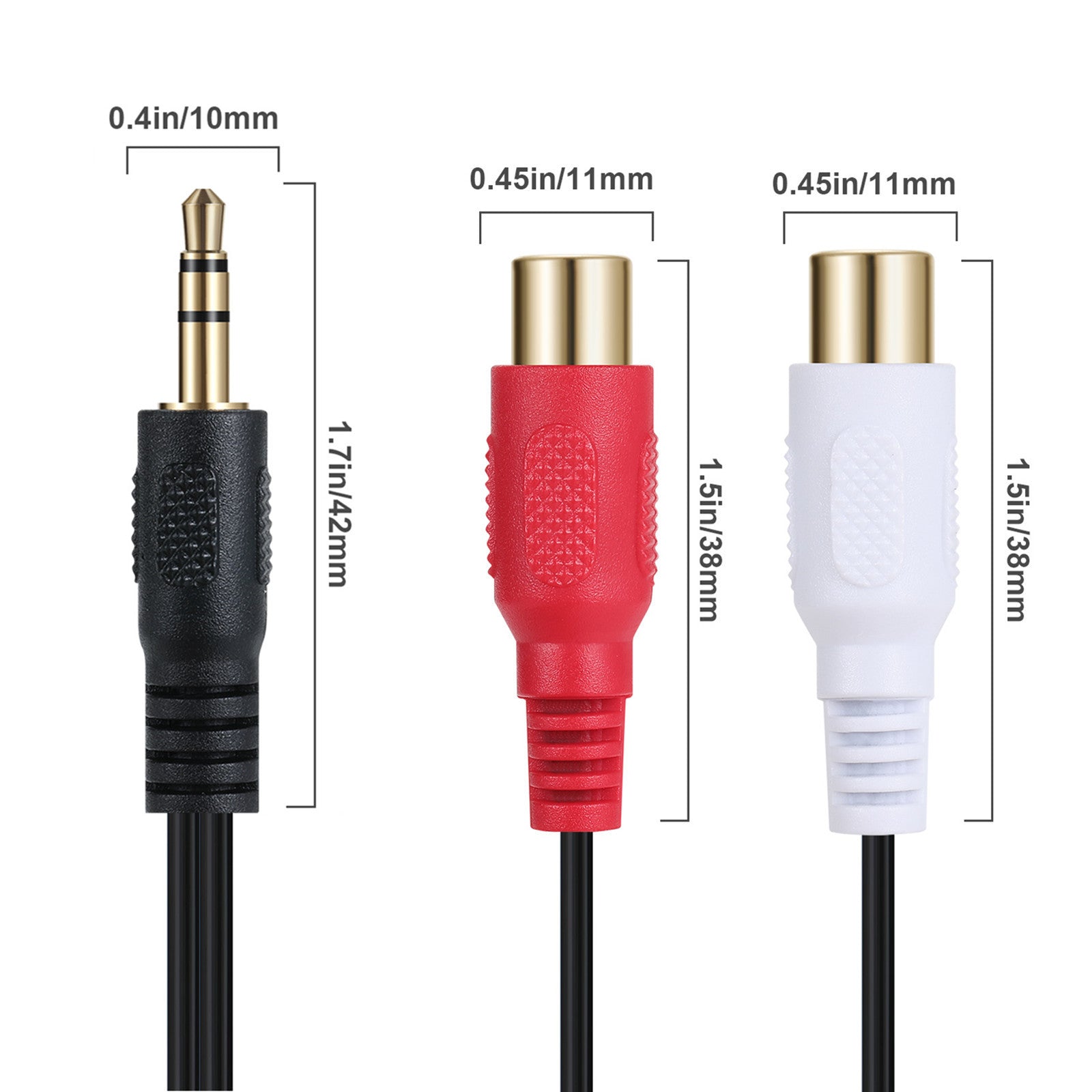3.5mm AUX jack for tight space connection