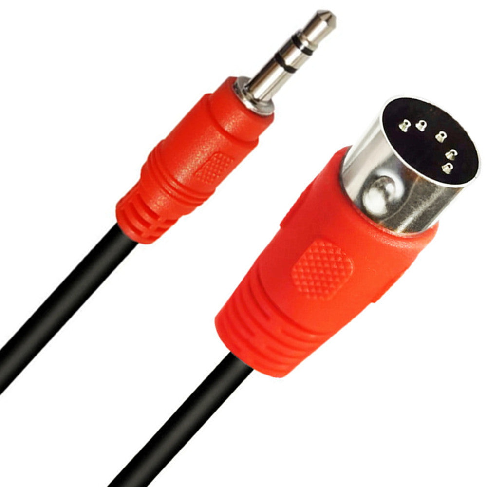 3.5mm stereo jack connector close up