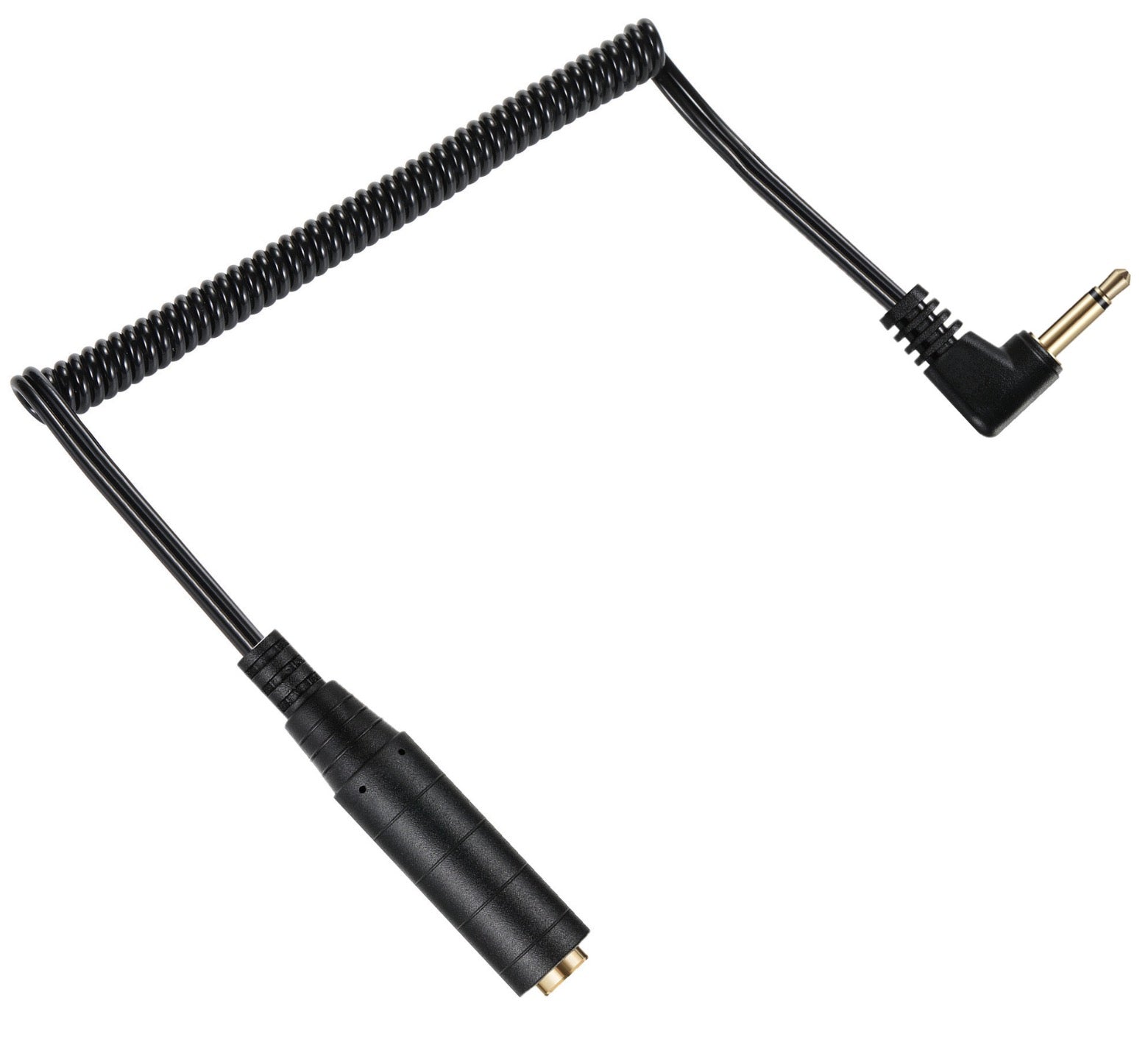 3.5mm mono to 6.35mm jack connector close up