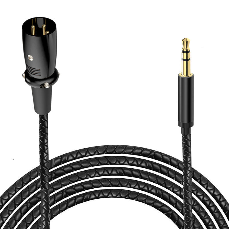 3.5mm TRS stereo male to XLR male audio cable