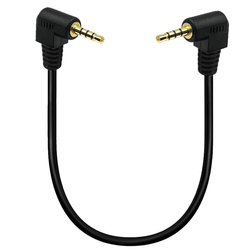 3.5mm 4 pole TRRS male to TRRS male audio cable