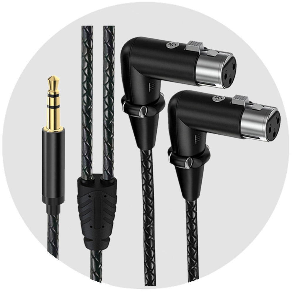 gold plated 3.5mm TRS stereo plug audio connector