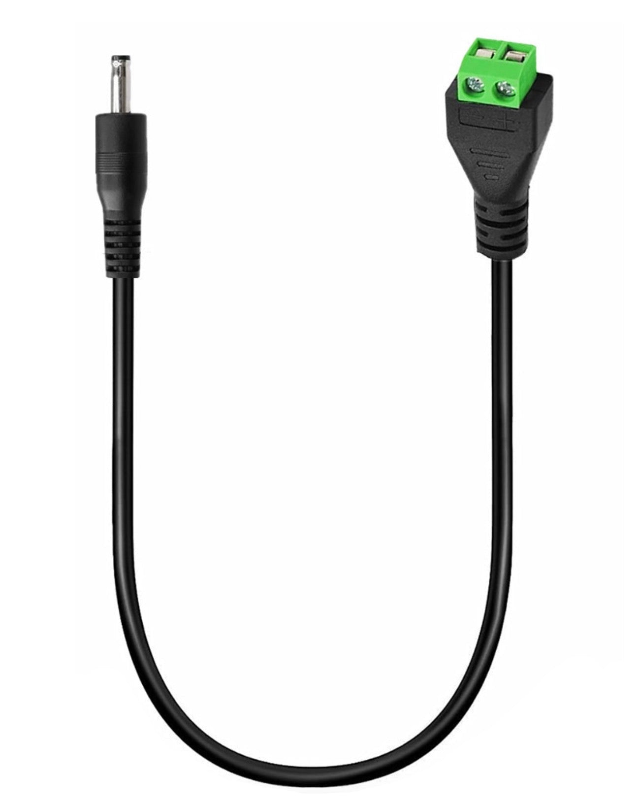 3.5mm x 1.35mm male DC power terminal connector cable for CCTV cameras LED strips DVR systems and routers