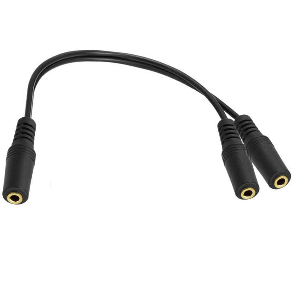3.5mm Y splitter cable for headphones and speakers