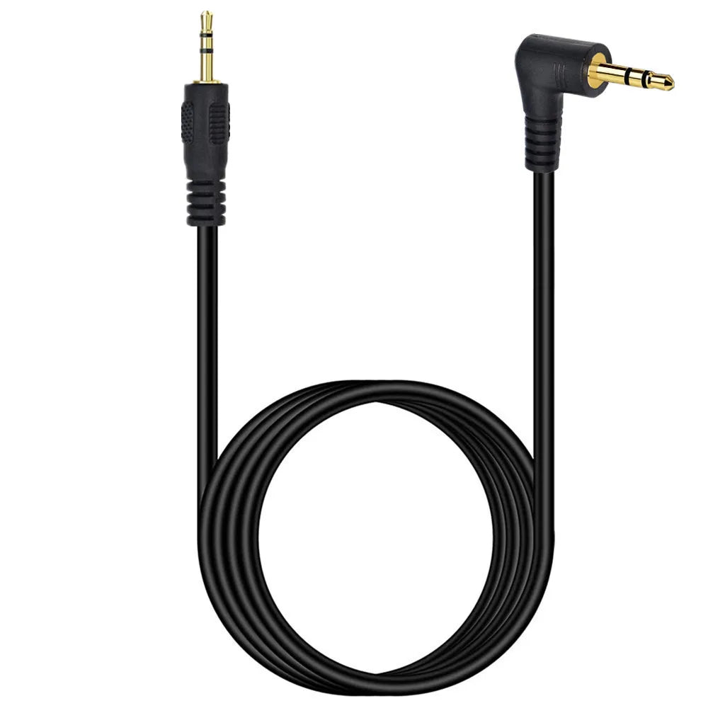 3 pole TRS angled audio cable for smartphones and media players