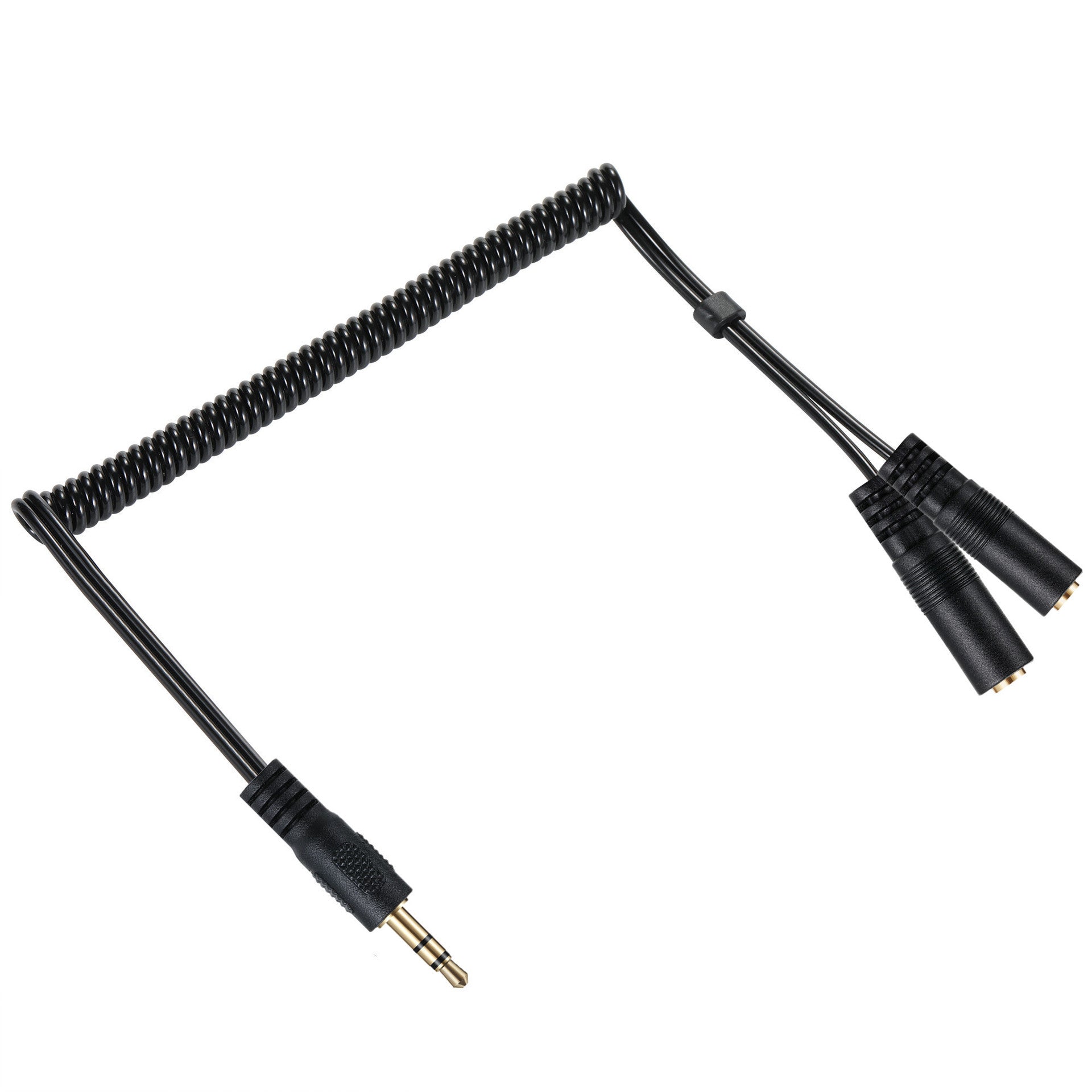 3.5mm 3 Pole Male to 2 x 3.5mm Female Audio Stereo Headphone Y Splitter Cable