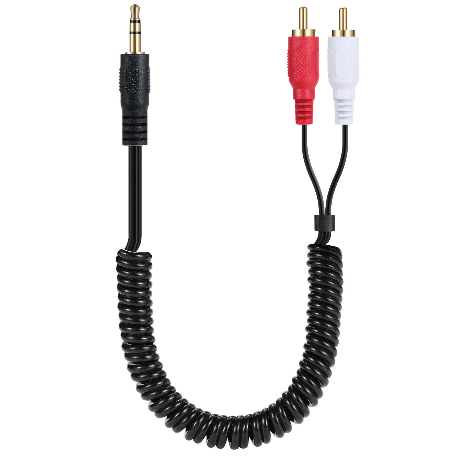 3.5mm Male to 2 x RCA Male Audio Y Splitter Cable