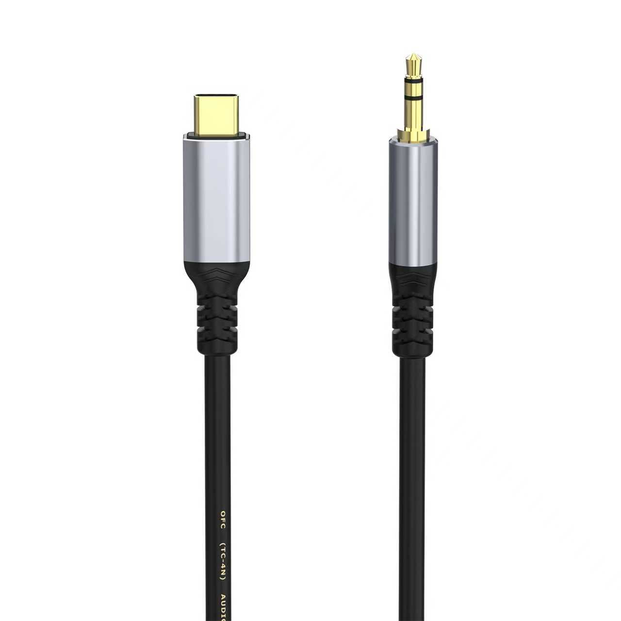 USB C to 3.5mm Aux Cable – Type C Male to 3.5mm Male Audio Jack Adapter for Phone, Laptop, Car & Speaker