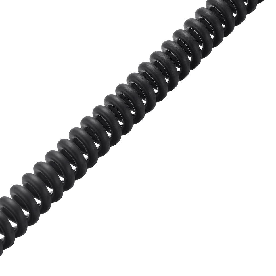 3.5mm coiled AUX cable male to male 