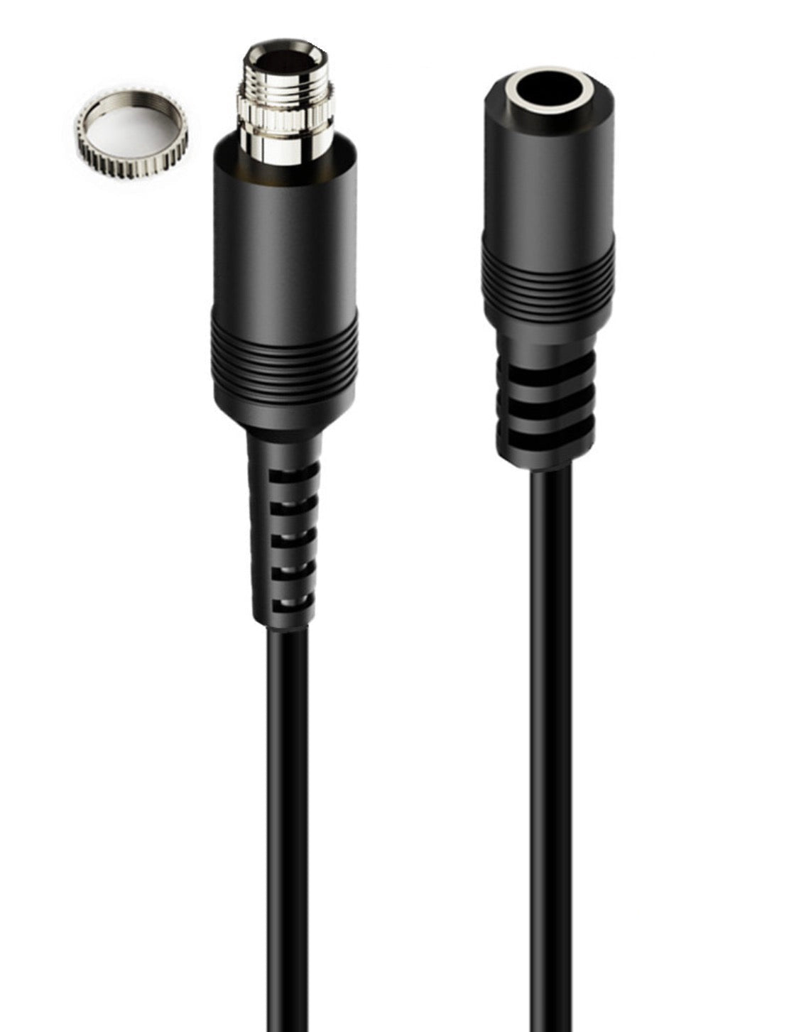 3.5mm Panel Mount Audio Cable | Female to Female with Locking Nut