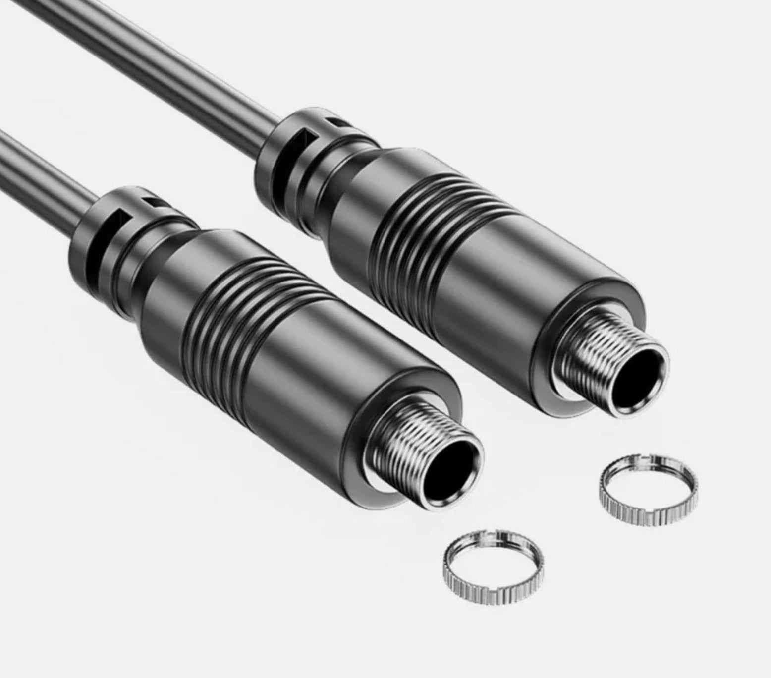 3.5mm AUX threaded female connector extension cable