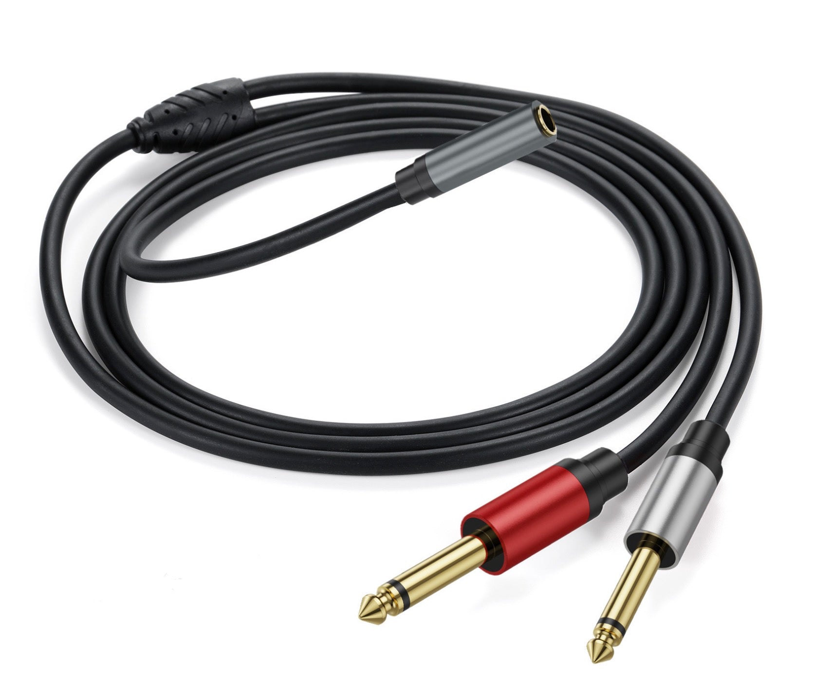 Dual 1/4 mono breakout cable