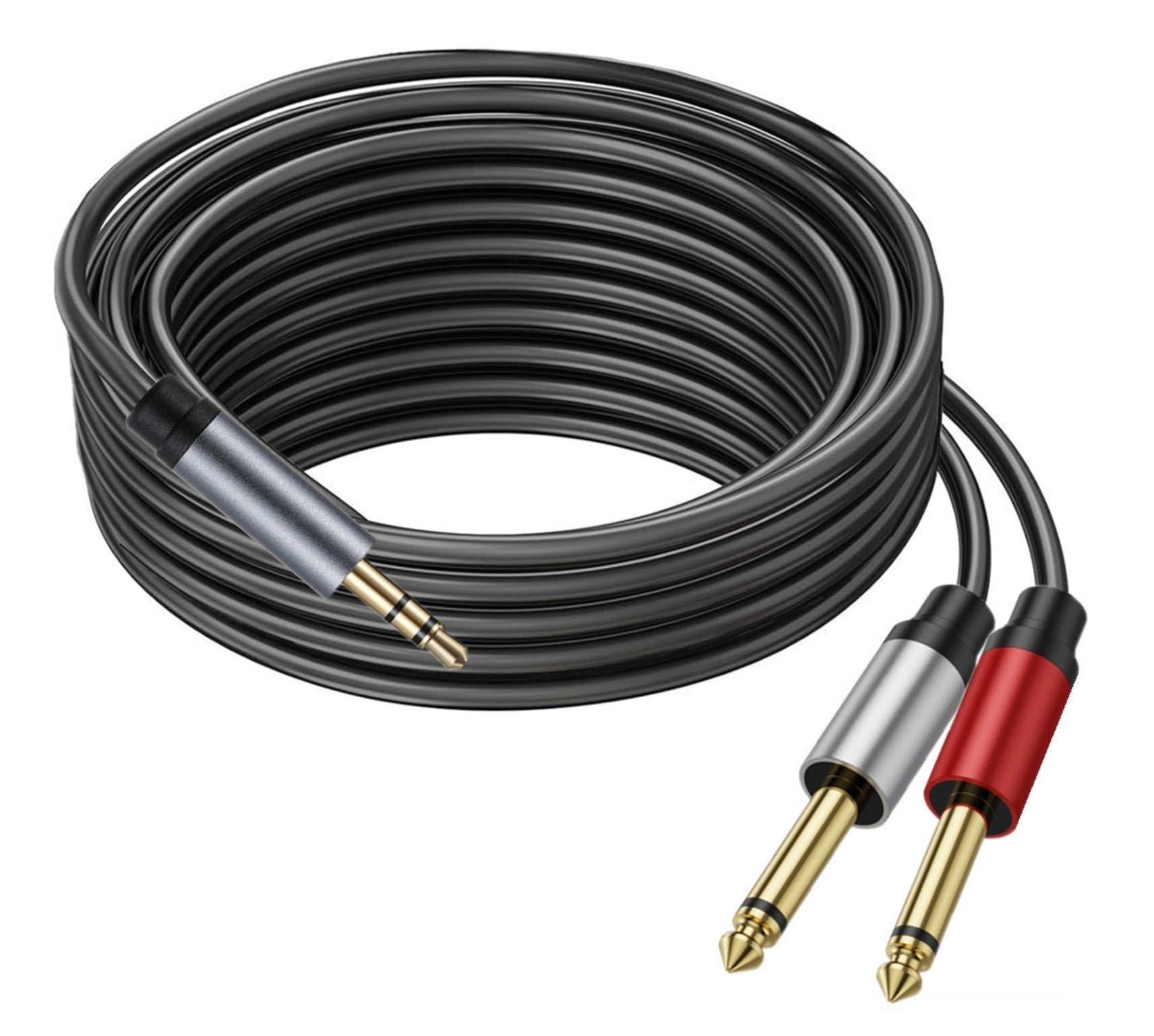 Stereo to mono Y splitter