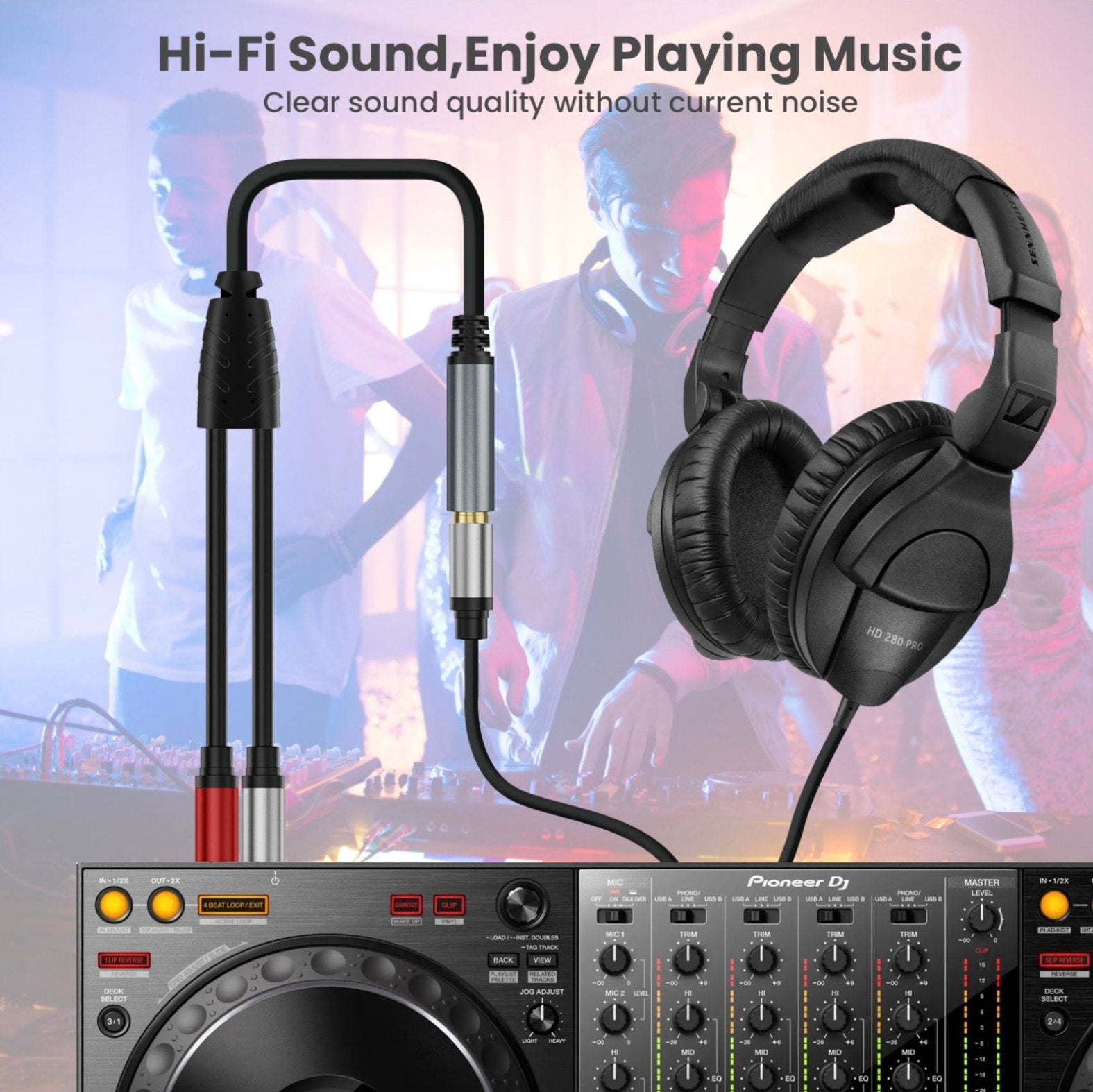 Audio Y splitter cable