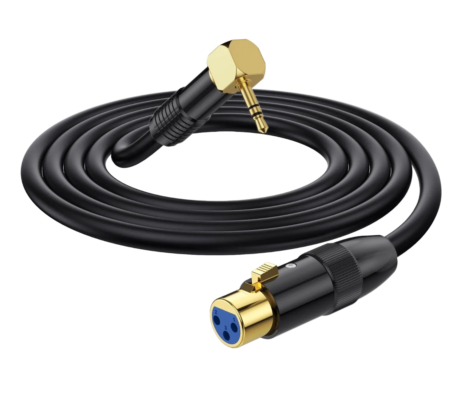TRS 3.5mm plug with XLR 3 pin female connector