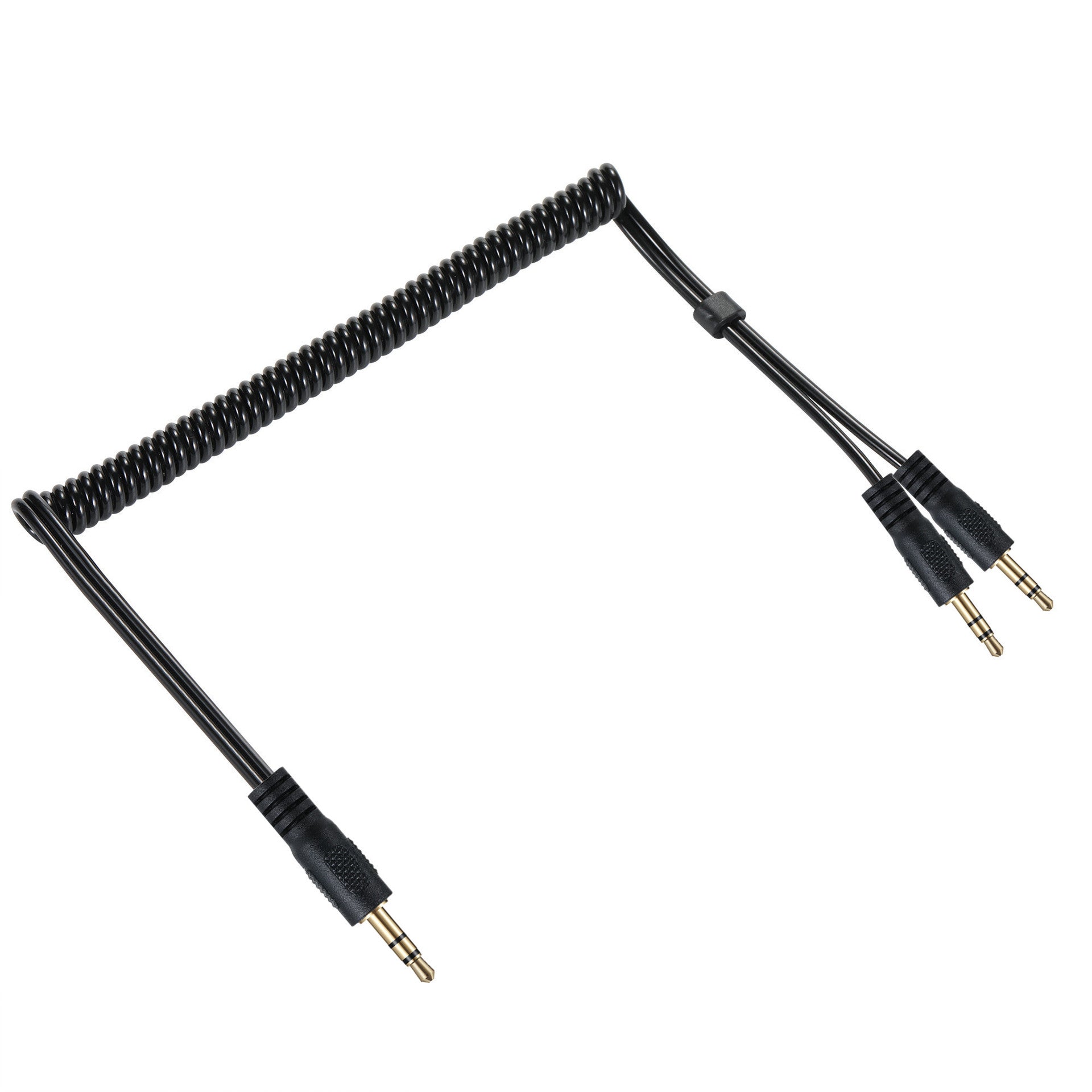 3.5mm Male to Dual 3.5mm Male 1 in 2 Out Stereo Audio Y Splitter Cable