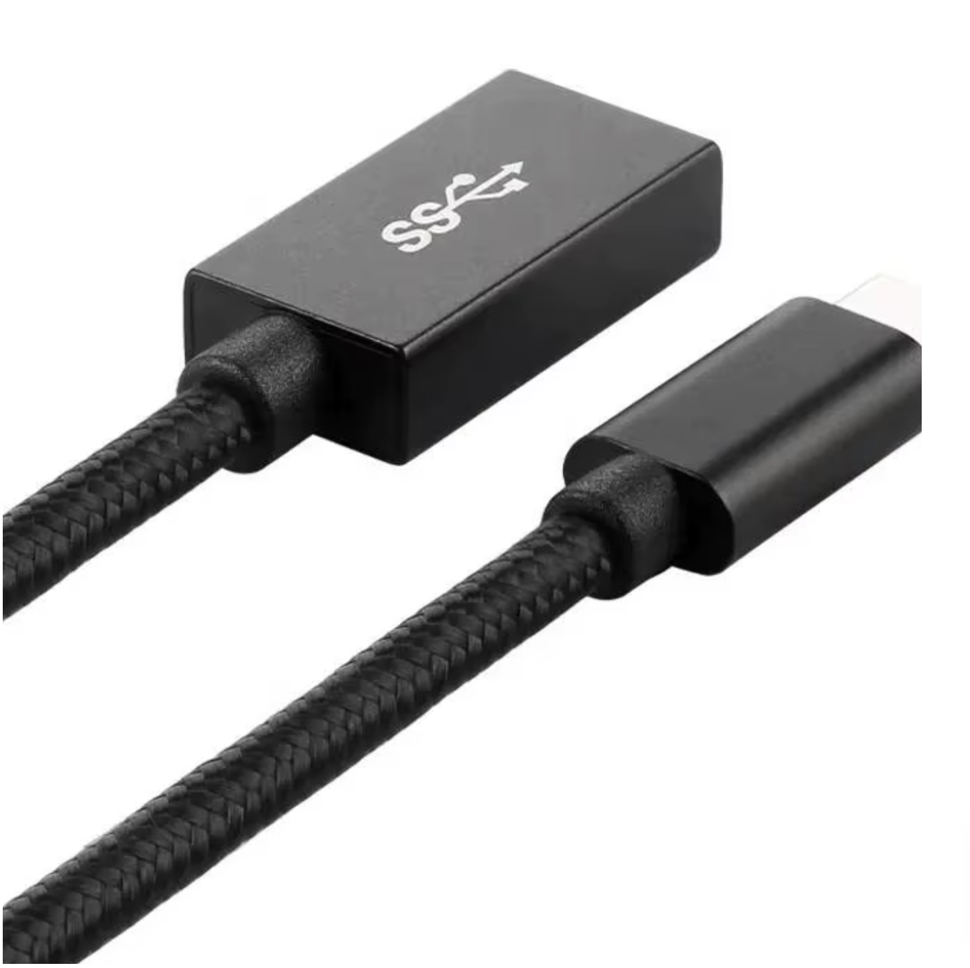 USB-C Male to USB-A 3.1 Female OTG Adapter Cable – Fast Data Transfer & Charging