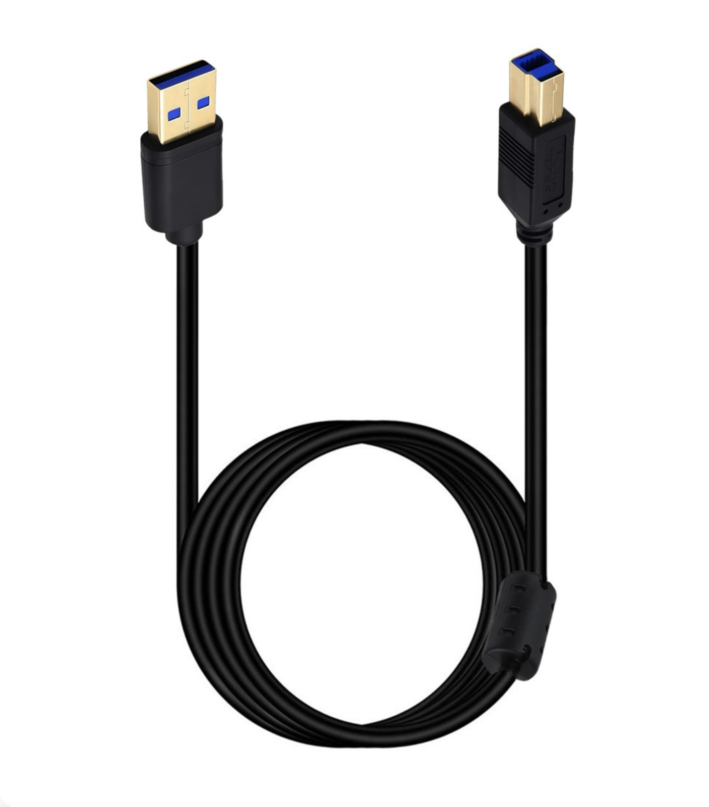 USB 3.0 A Male to B Male Cable – Gold Plated SuperSpeed Data Cord