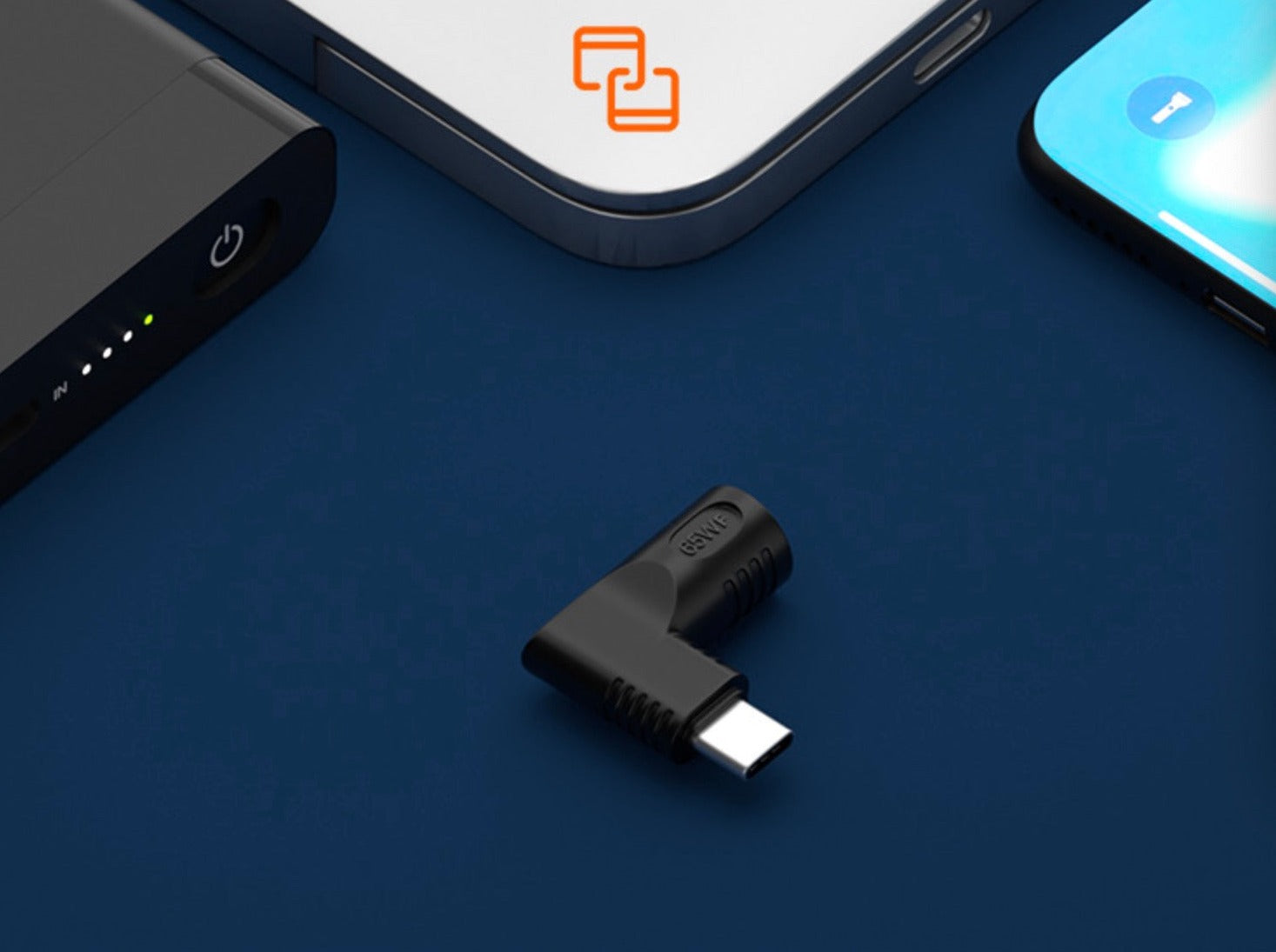 DC barrel 4.5mm x 0.6mm to USB C charging converter