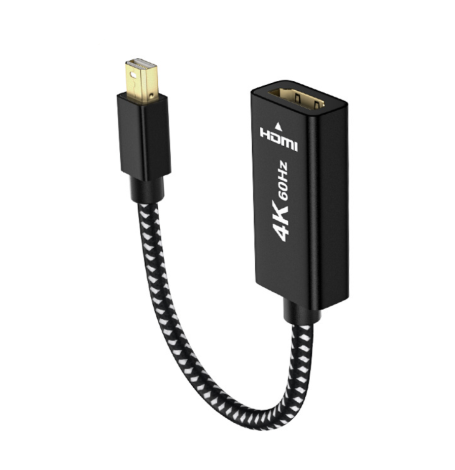 Mini DisplayPort (MiniDP/Thunderbolt 2) to HDMI Cable for Surface Laptop – 4K@60Hz Adapter