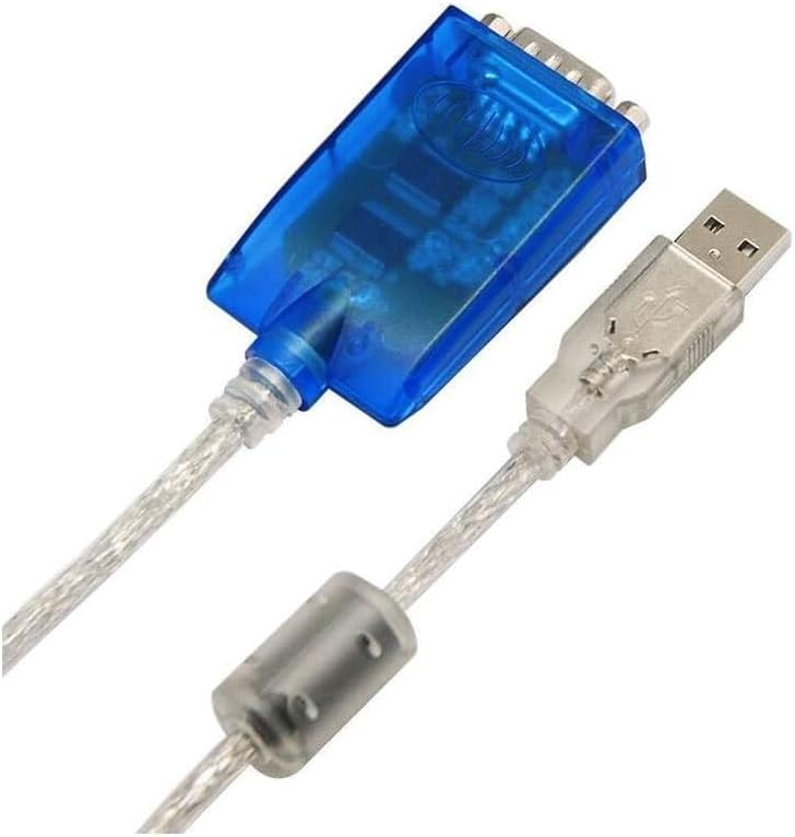 USB to RS232 Serial Adapter Cable DB9 Male USB 2.0 1.5m