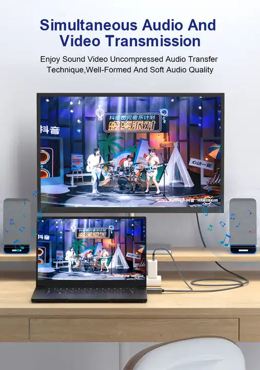 4K Ultra HD HDMI to DisplayPort video adapter cable