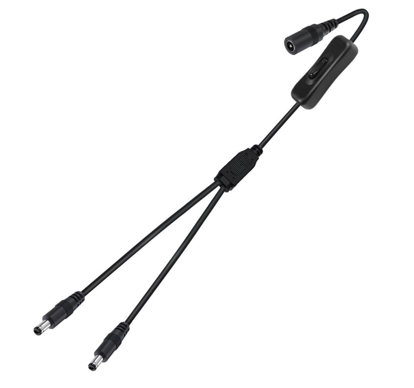 5.5mm 2.5mm DC splitter for CCTV and LED