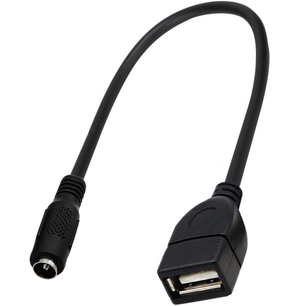 USB 2.0 A Female to 5.5*2.1mm DC Power Charging Connector Extension Cable 5V
