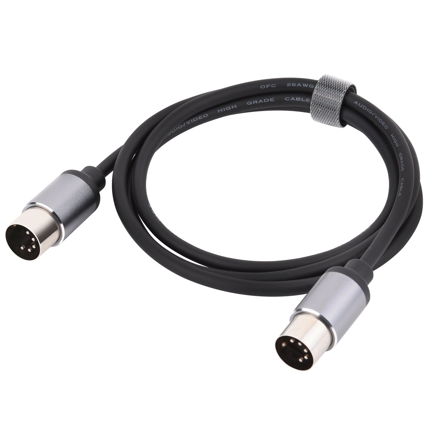 5 Pin DIN Male to 5 Pin DIN Male Cable – MIDI Extension Lead for Keyboard, Synthesizer & Audio Equipment