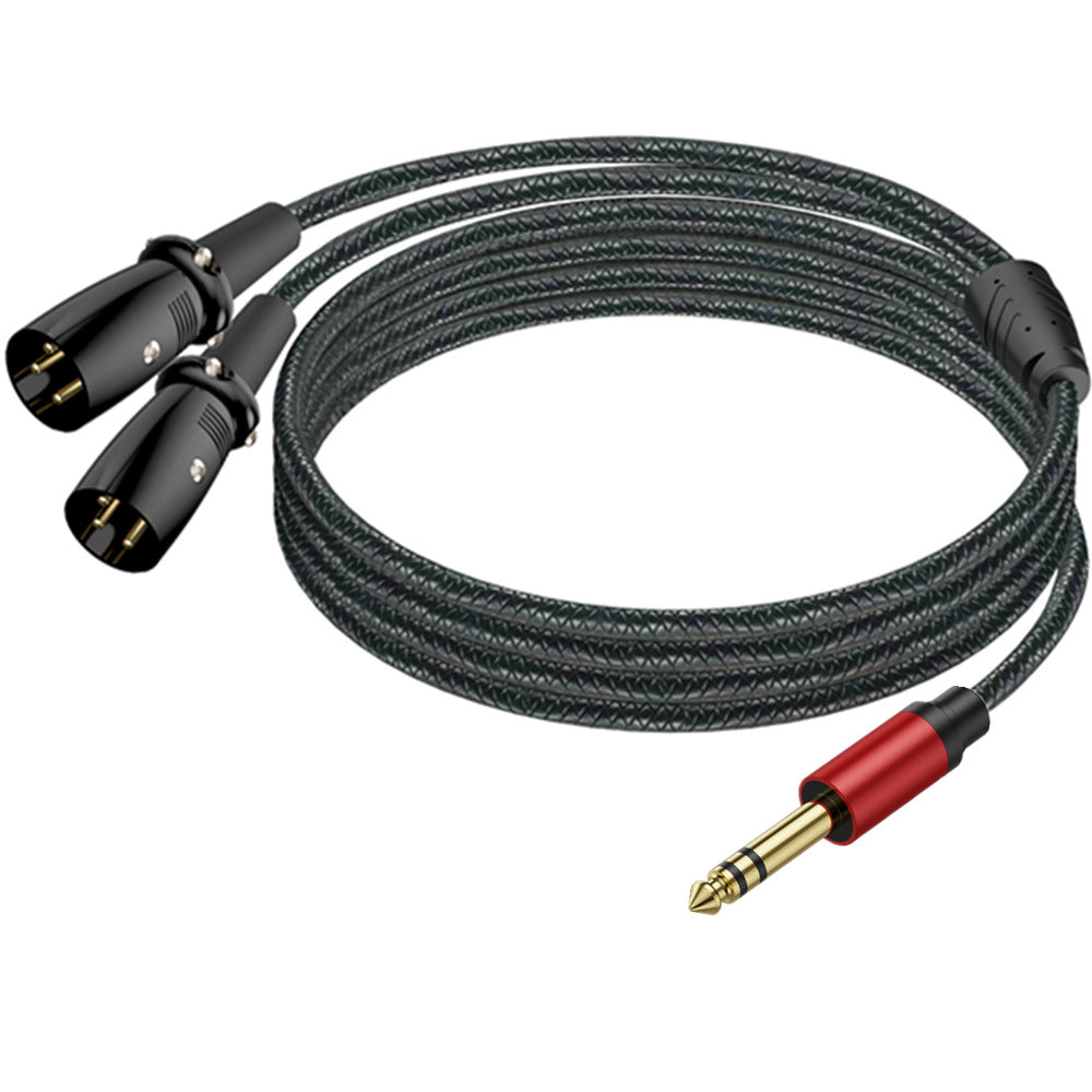 6.35mm TRS to dual XLR male cable available in 0.5m, 1.8m and 3m