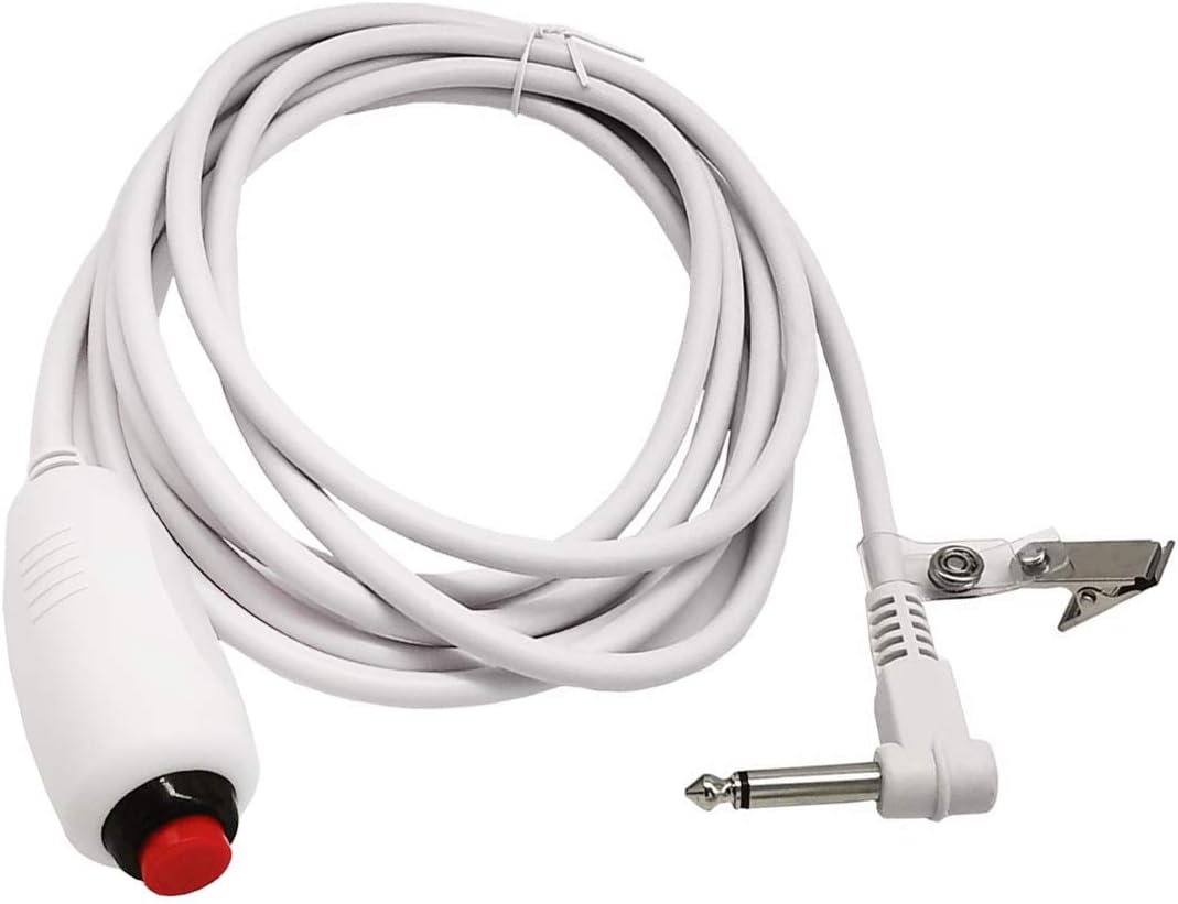 6.35mm nurse call button cable 3m with bed clip