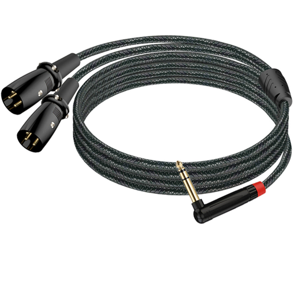 6.35mm TRS to dual XLR male cable available in 0.5m, 1.8m and 3m