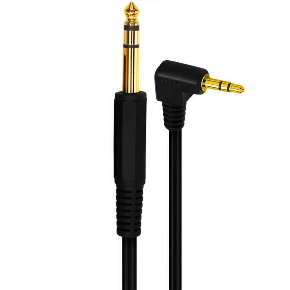 6.35mm TRS to 3.5mm TRS stereo audio cable