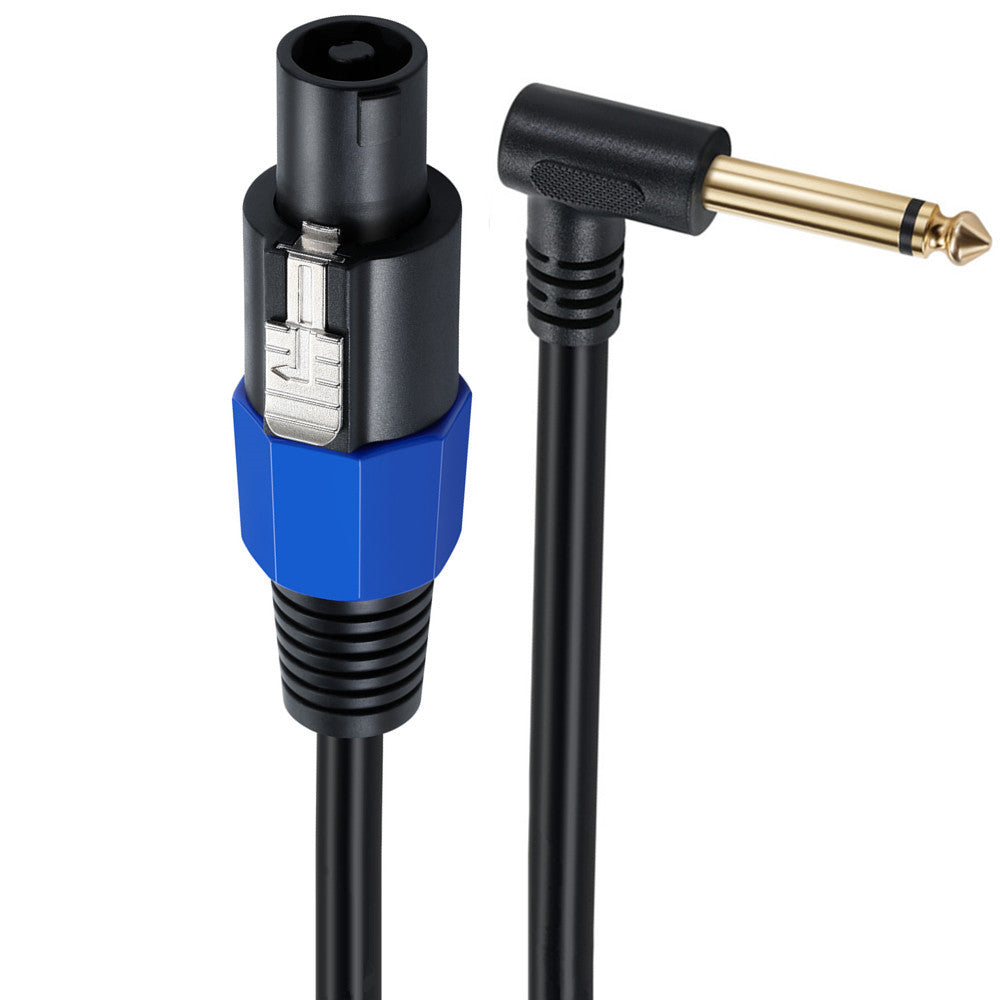 6.35mm 1/4 TS mono speaker cable twist lock 0.5m