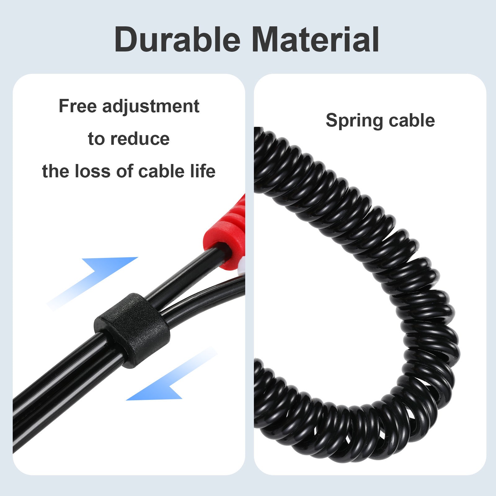 3.5mm Male to 2 x RCA Female Audio Y Splitter Coiled Cable