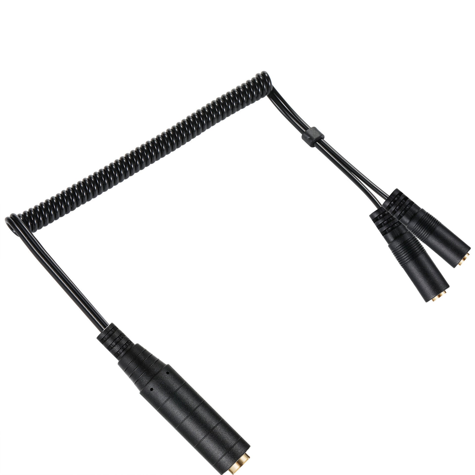 6.35mm 1/4 inch TRS Female to Dual 3.5mm Female Stereo Audio Y Splitter Cable